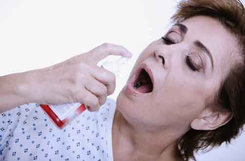 herpes en la garganta