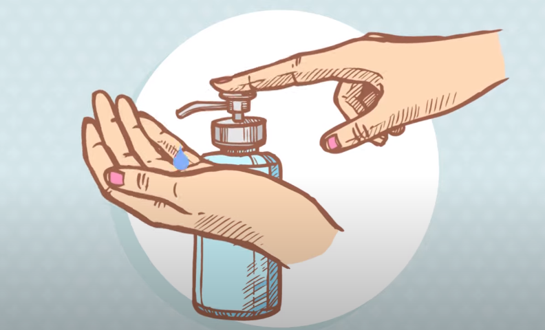 Alergia al liquido desinfectante de manos